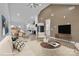 Inviting living room showcasing an open layout with modern furnishings and a seamless flow to dining and kitchen at 2867 W Zion Church Rd, Shelby, NC 28150