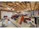 An unfinished garage area with space for storage and working at 3427 Joe Johnson Rd, Catawba, NC 28609