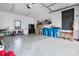 A large garage with lots of space, room for storage and parking at 3427 Joe Johnson Rd, Catawba, NC 28609
