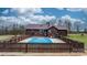 Inviting in-ground pool and deck featured in backyard of charming home at 3427 Joe Johnson Rd, Catawba, NC 28609