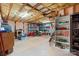 Unfinished basement with exposed ceiling and lots of storage space at 3427 Joe Johnson Rd, Catawba, NC 28609