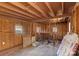 Spacious garage with work bench and storage, a potential workshop area at 41 Fleetwood Sw Dr # 44, Concord, NC 28027