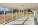 Enclosed patio that shows the spacious area of the backyard at 41 Fleetwood Sw Dr # 44, Concord, NC 28027