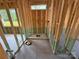 Interior framing of a bathroom space including window and plumbing at 4688 Glen Stripe Dr # Cal0069, Indian Trail, NC 28079