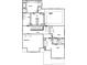 Detailed second-floor plan featuring a premier suite, bedrooms, bathrooms, laundry, and hall layout at 4688 Glen Stripe Dr # Cal0069, Indian Trail, NC 28079