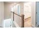Hallway with nice wood handrail at 620 Smith St # B, Mooresville, NC 28115