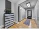 Walk-in closet features modern shelving, hardwood floors, and ample storage space at 726 Amberly Xing, Fort Mill, SC 29708
