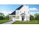 Charming two-story home with a welcoming front porch and manicured lawn at 7398 Deer Hollow Rd # 28, Sherrills Ford, NC 28673
