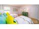 Bright bedroom with 2 twin beds and colorful decorations at 7724 Woolsey Dr, Gastonia, NC 28056