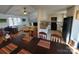 Open-concept living and dining area with modern decor at 8015 Sullivan Dr # 3 And 2, Charlotte, NC 28215
