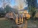 View of home's deck and steps leading to it at 1637 Longfellow St, Charlotte, NC 28205