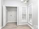 Well-lit closet with ample storage space featuring shelving and organization at 1765 Holliford Ct, Charlotte, NC 28215