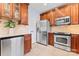 Well-equipped kitchen featuring stainless steel appliances and custom wood cabinetry at 1921 Kenilworth Ave, Charlotte, NC 28203