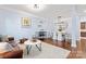 Open-concept living and dining area with stylish furnishings and decor at 1921 Kenilworth Ave, Charlotte, NC 28203