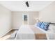 Cozy bedroom featuring new laminate floors, a ceiling fan, and a sun-filled window at 2927 Forest Hills Cir, Rock Hill, SC 29732
