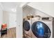 Convenient laundry room with modern washer and dryer, and ample storage space at 2927 Forest Hills Cir, Rock Hill, SC 29732
