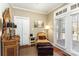 Cozy sitting area with hardwood floors, a chair, and a window offering a pleasant view at 2968 Robinwood Rd, Gastonia, NC 28054