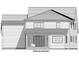 Detailed rendering of a home's rear elevation featuring a covered patio and multiple windows at 4801 Elder Ave, Charlotte, NC 28205