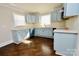 Updated kitchen boasts modern appliances and stylish cabinets at 506 E Ridge St, Kings Mountain, NC 28086