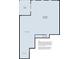 Layout of the unfinished basement, including dimensions and potential for customization at 5233 Glenwalk Dr # 0063, Charlotte, NC 28269