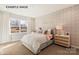 Cozy bedroom featuring a unique patterned wall and great natural light at 11016 Tyler Brook Ln # Oak0036, Mint Hill, NC 28227