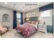 Charming bedroom decorated with star decals, board and batten accent wall, and neutral tones at 11020 Tyler Brook Ln # Oak0035, Mint Hill, NC 28227