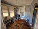 Living room area showcasing natural light and hardwood flooring at 1142 Camden Ave, Rock Hill, SC 29732