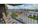 Relaxing balcony view overlooking the neighborhood at 1323 Queens Rd # 424, Charlotte, NC 28207