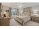 Cozy main bedroom with natural light, neutral color scheme, and elegant furnishings at 1665 Sherwood Ct, Sherrills Ford, NC 28673