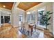 Cozy breakfast nook with natural light, hardwood floors, and access to the backyard at 411 Belo Ct, Fort Mill, SC 29715