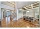 Elegant dining room with coffered ceiling, hardwood floors, and an open layout at 411 Belo Ct, Fort Mill, SC 29715