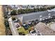 Aerial view of well-maintained townhome community with lush landscaping at 5472 Ives Nw St, Concord, NC 28027