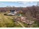 A park featuring a playground with slides, a covered picnic area and community pool at 910 Elrond Nw Dr, Charlotte, NC 28269