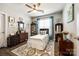 Charming bedroom adorned with vintage decor and ample furniture, providing a cozy and stylish personal space at 1024 Mayapple Way, Belmont, NC 28012