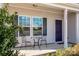 Cozy front porch with seating area and view of the home's facade at 140 Jana Dr, Statesville, NC 28677