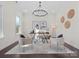 Well-appointed home office with stylish lighting, modern decor, and comfortable seating at 3078 Montreaux Valley Dr, Fort Mill, SC 29707