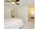 Bedroom featuring a light-filled space with a view leading to the bathroom and closet at 3170 Heathstead Pl, Charlotte, NC 28210