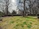 Large backyard with a cooking pavilion at 4132 Sulkirk Rd, Charlotte, NC 28210