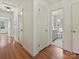 Hallway view leading to bathroom at 4132 Sulkirk Rd, Charlotte, NC 28210