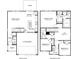 Layout of the home showing kitchen, dining, living, bedrooms, primary suite, bathrooms, and two-car garage at 5204 Georgette Trl, Cherryville, NC 28021