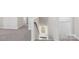 Carpeted stairway with neutral tones and natural light from window at 5207 Georgette Trl, Cherryville, NC 28021