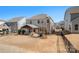 Exterior view of backyard featuring a covered outdoor space and fenced yard at 1016 Hickory Pine Rd, Waxhaw, NC 28173
