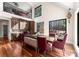 Elegant dining room with custom cabinetry and a grand table, perfect for entertaining at 1220 Broadside Rd, York, SC 29745