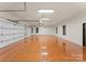 Spacious garage with sealed floors, three bay doors, and windows at 1220 Broadside Rd, York, SC 29745