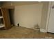 Basement walls showing damage by baseboards at 159 S Gibbs Rd, Mooresville, NC 28117