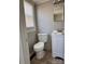 Bathroom featuring a toilet and a white sink and vanity at 2507 Florida Ave, Kannapolis, NC 28083