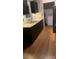 Cozy kitchen featuring dark cabinetry, light countertops, and modern fixtures at 4343 Saluda Rd, Rock Hill, SC 29730