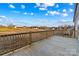 Expansive wooden deck perfect for outdoor relaxation and entertaining with neighborhood views at 447 Lookout Dam Rd, Statesville, NC 28625