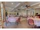 Large community room with tables and chairs at 786 Platinum Dr, Fort Mill, SC 29708
