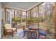 Relaxing screened porch with comfortable seating, ideal for enjoying the outdoors in comfort at 786 Platinum Dr, Fort Mill, SC 29708